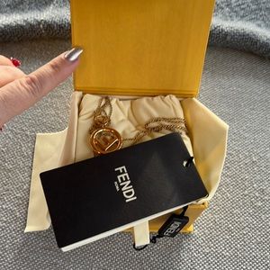 Fendi collana lunga metallo Y lariat necklace